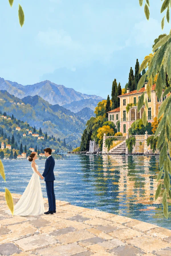 Villa sul lago