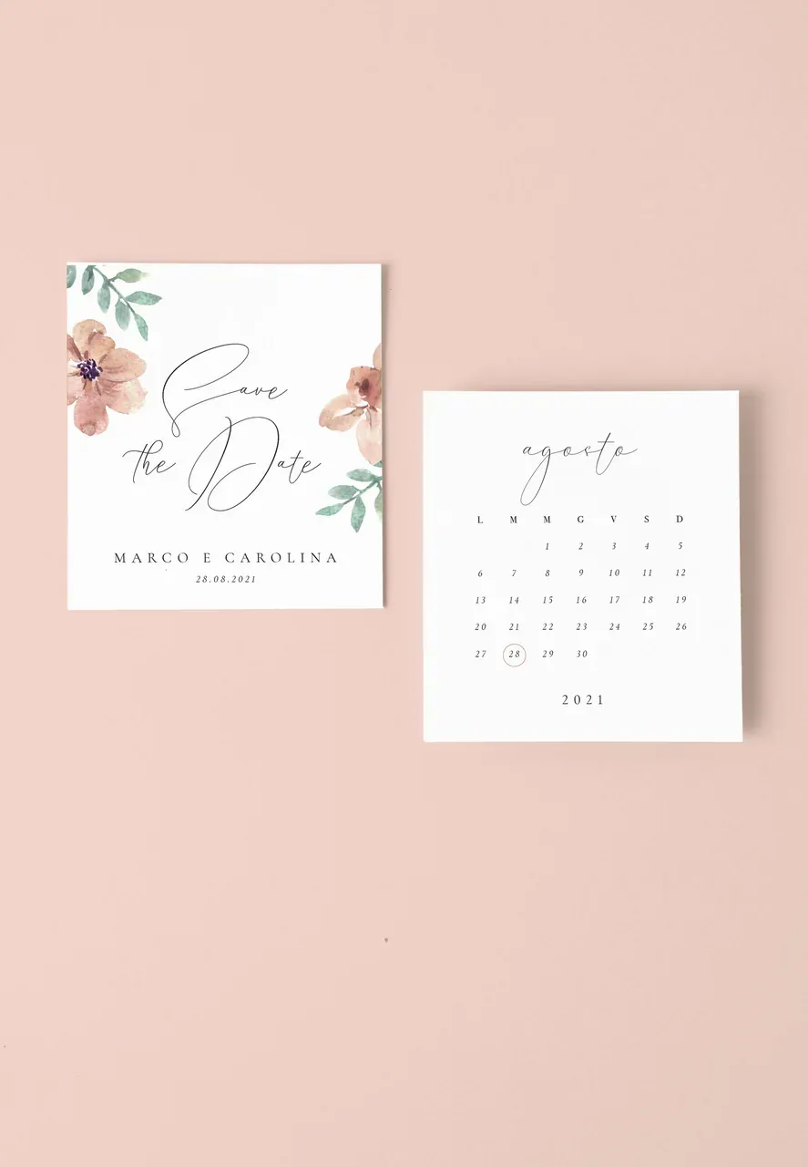 Save the date matrimonio: un template unico