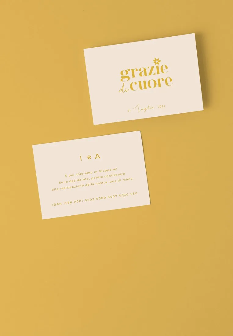 Biglietto Lista nozze