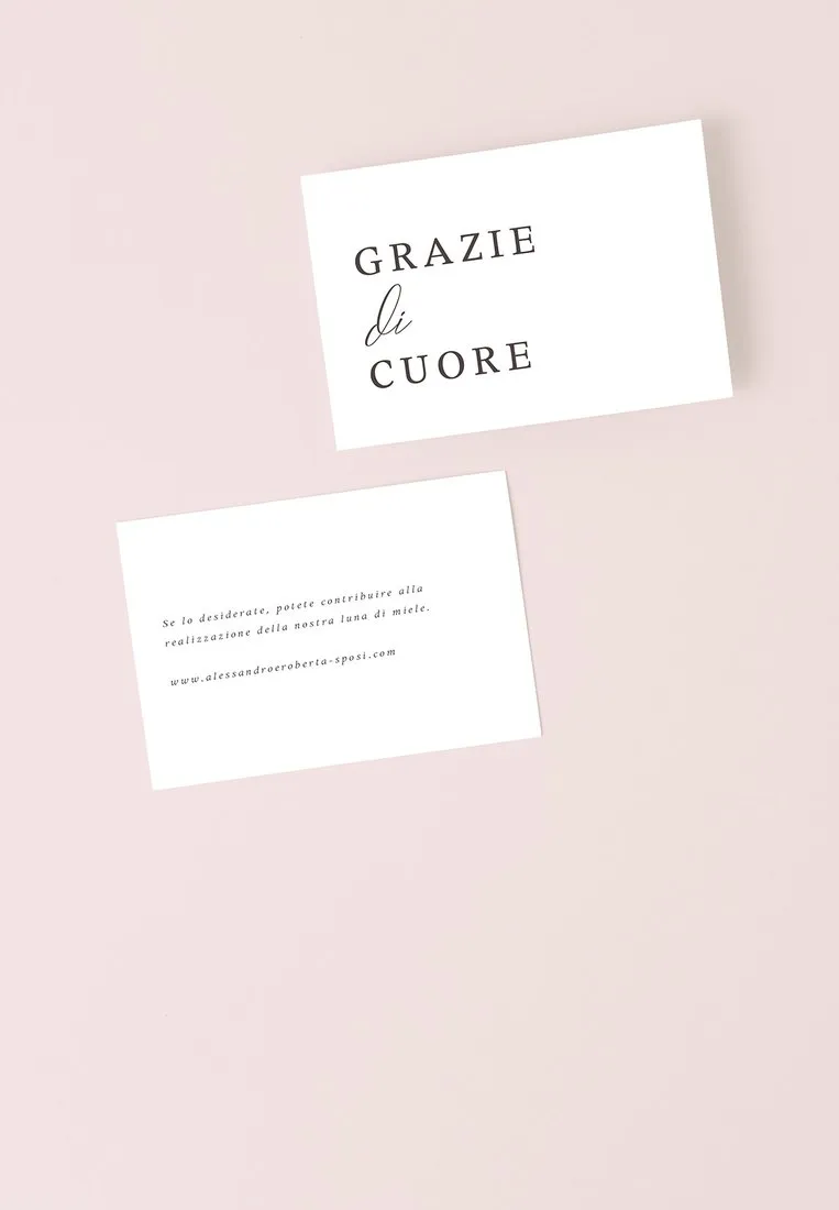 Biglietto Lista nozze