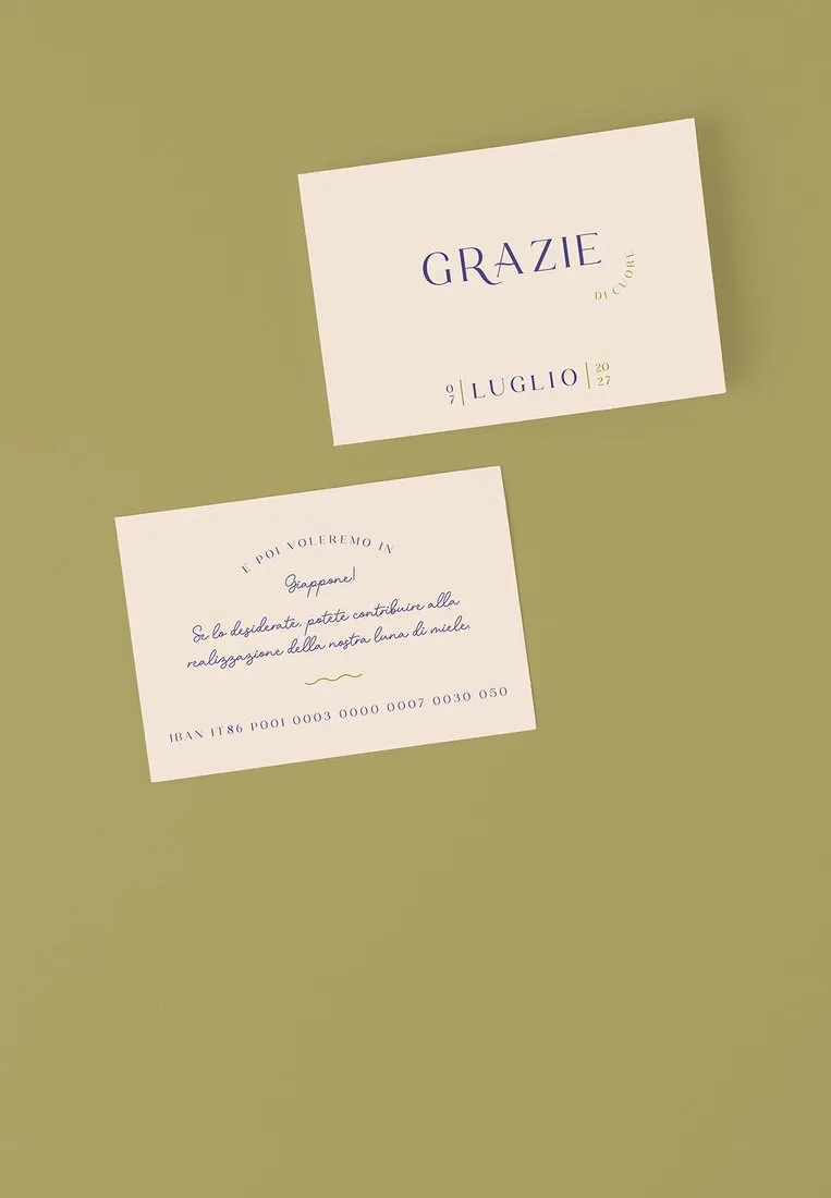 Biglietto Lista nozze