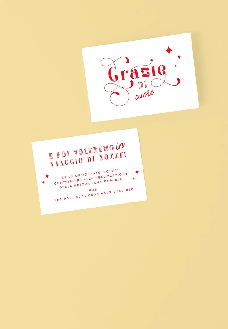 Biglietto Lista nozze