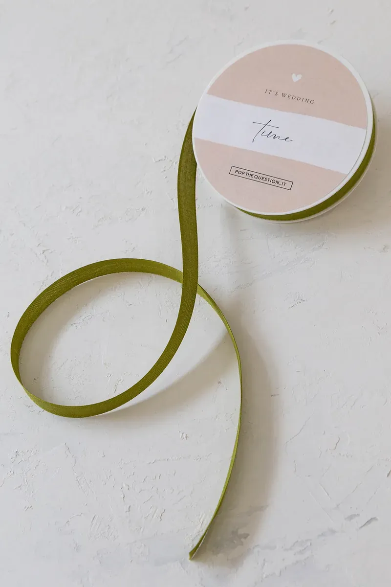 Nastrino Pistacchio in Cotone (20 Metri)