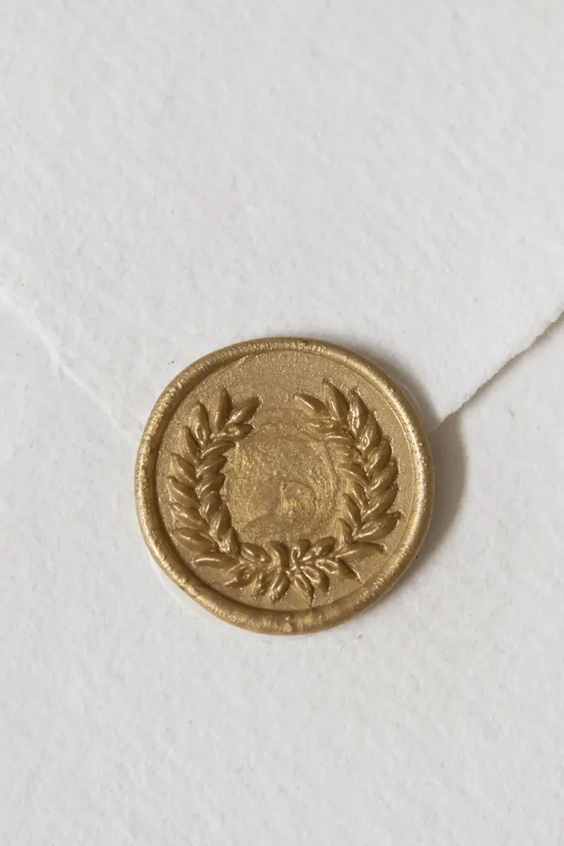 Sigillo in Ceralacca disegno Alloro