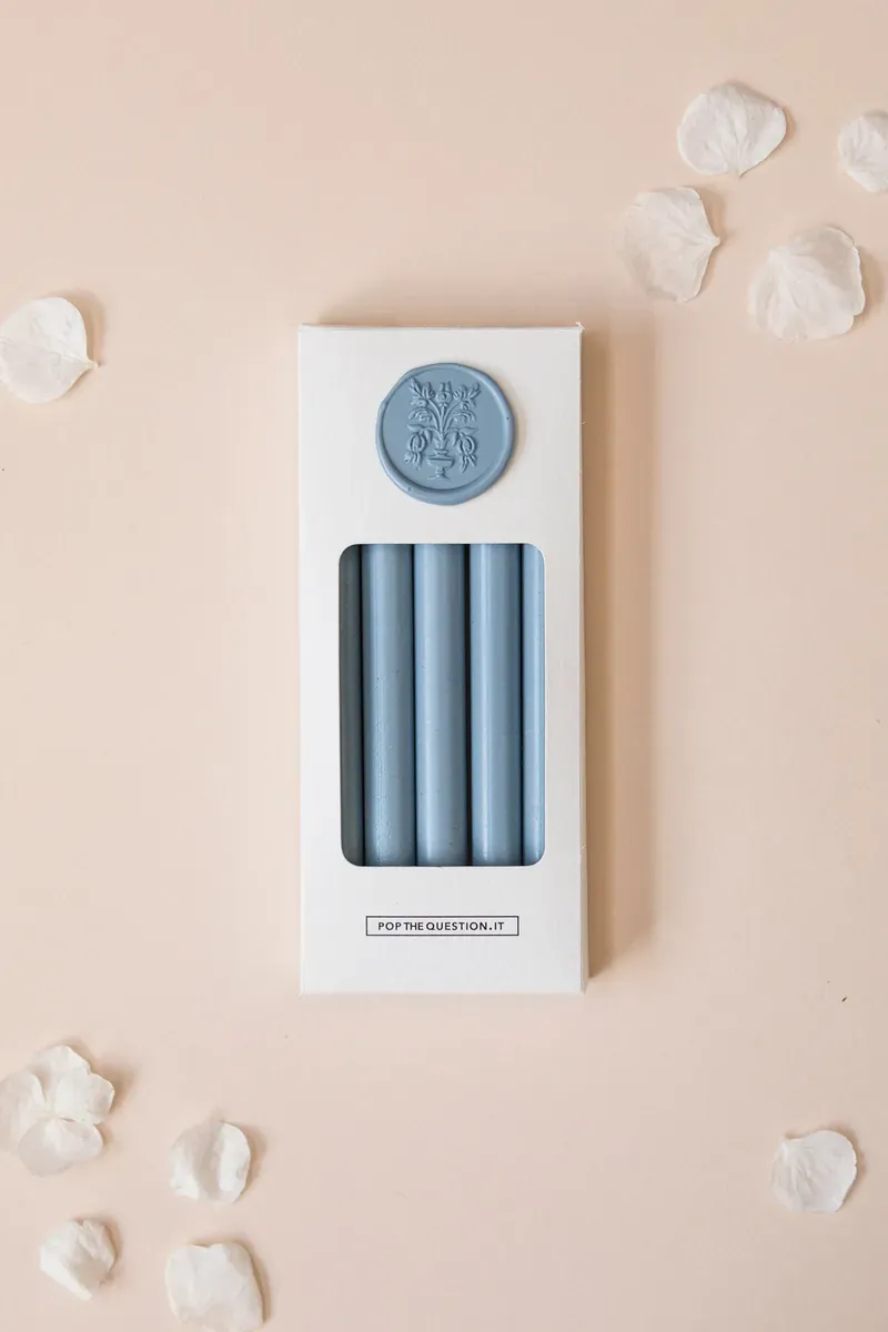 Stecche di Ceralacca Blu Polvere