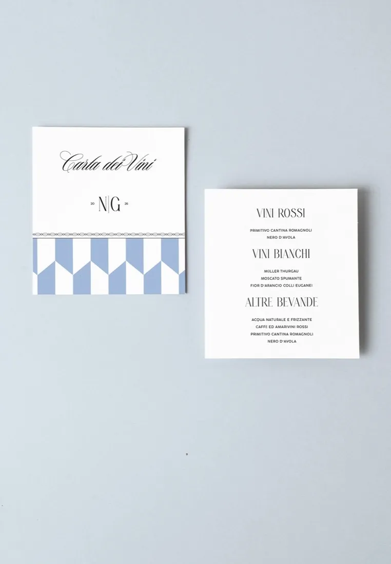 Menu Carta dei Vini