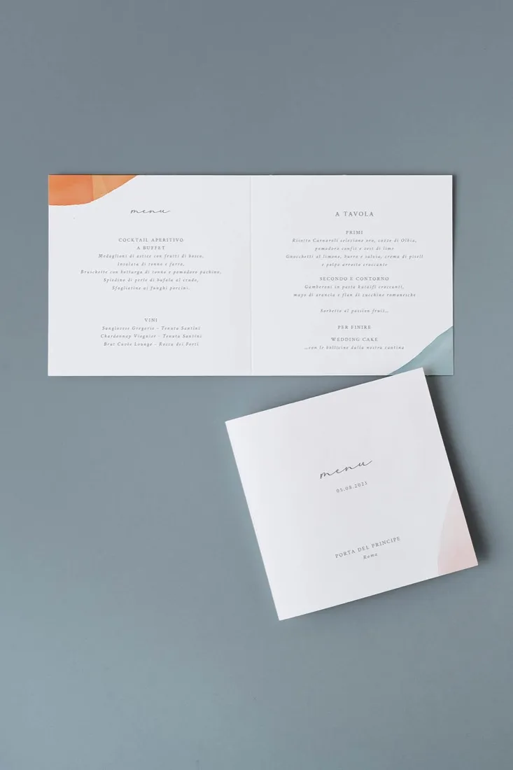 Menu Quadrato doppia anta
