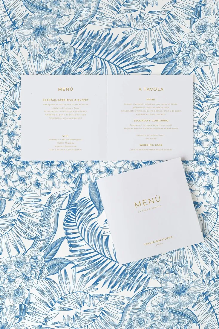 Menu Quadrato doppia anta