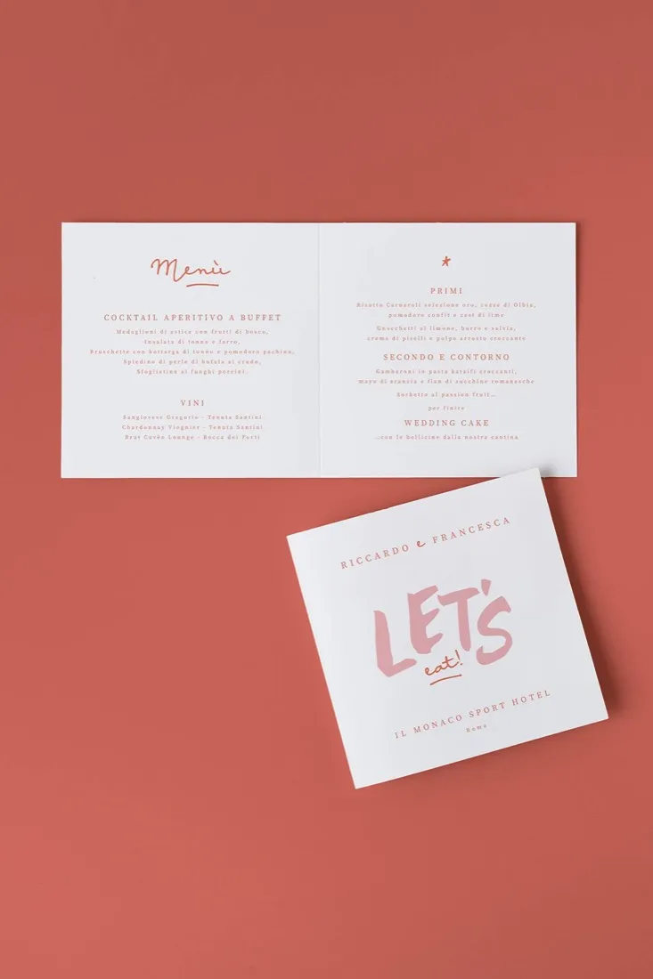 Menu Quadrato doppia anta