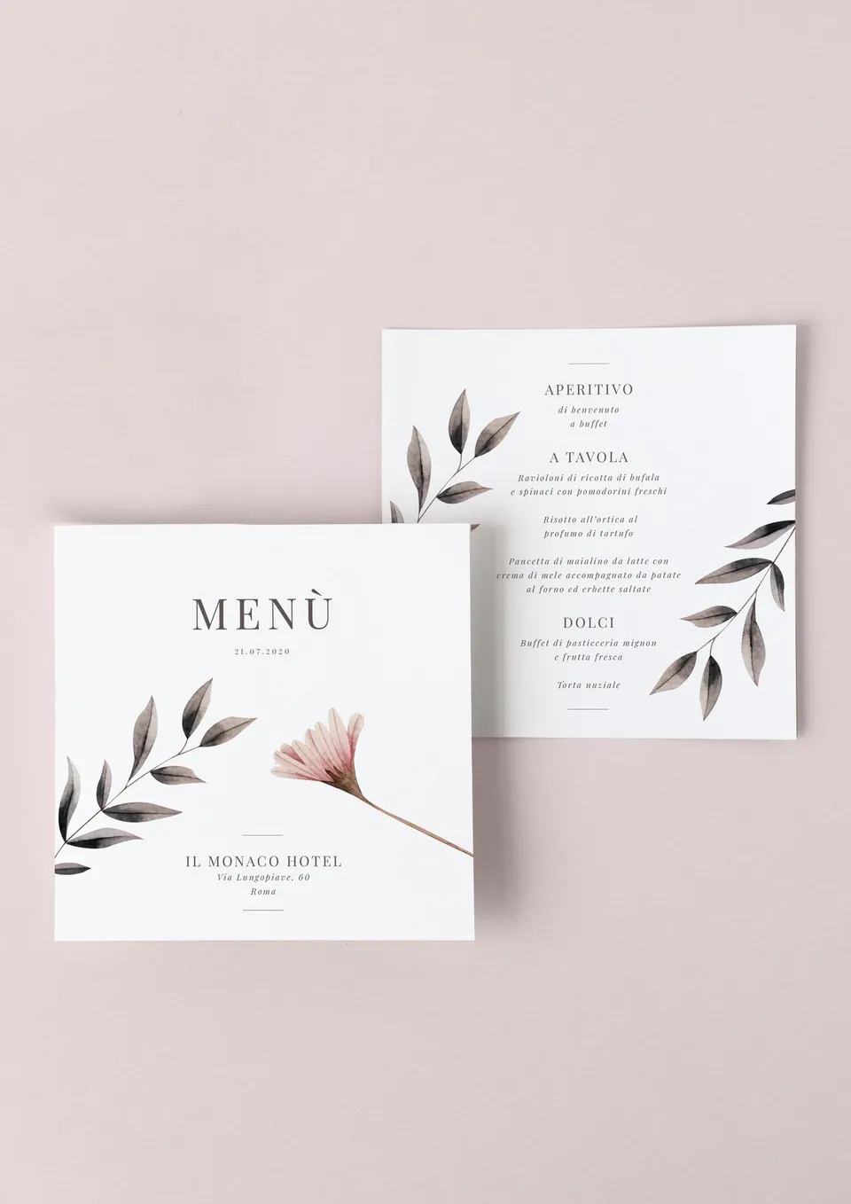 Menu Quadrato