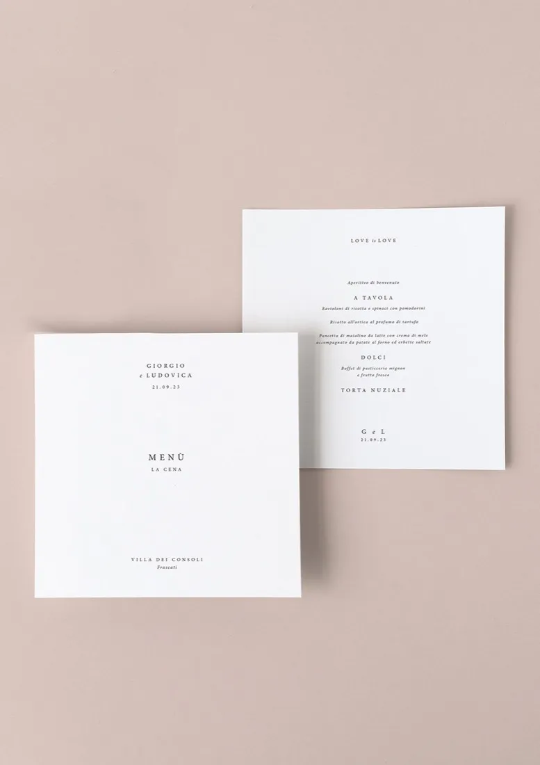 Menu Quadrato