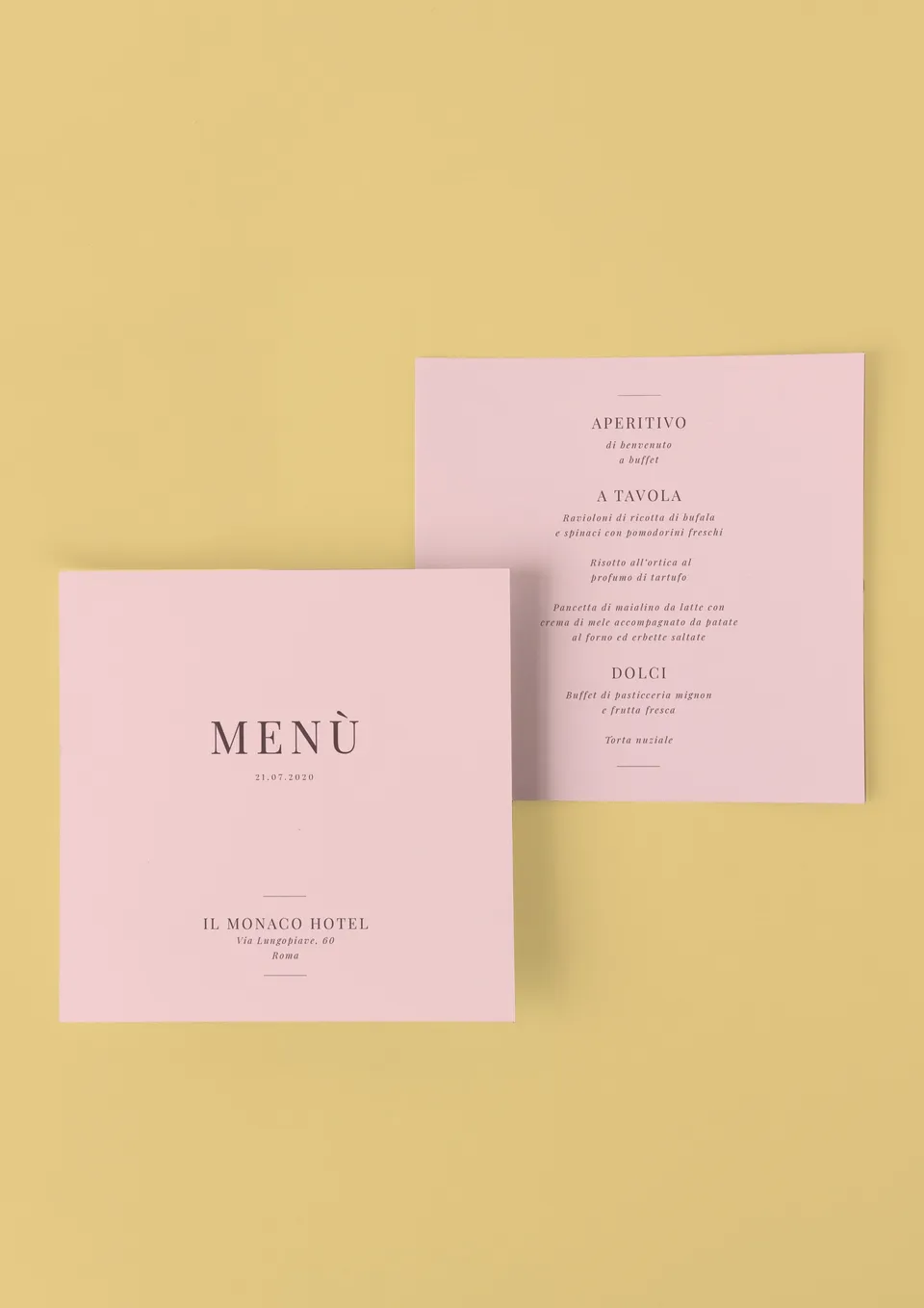 Menu Quadrato