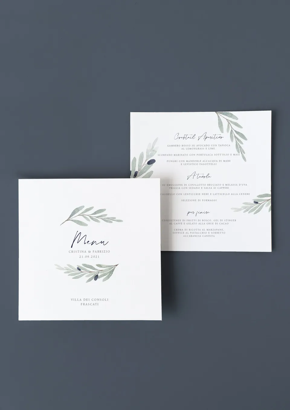 Menu Quadrato