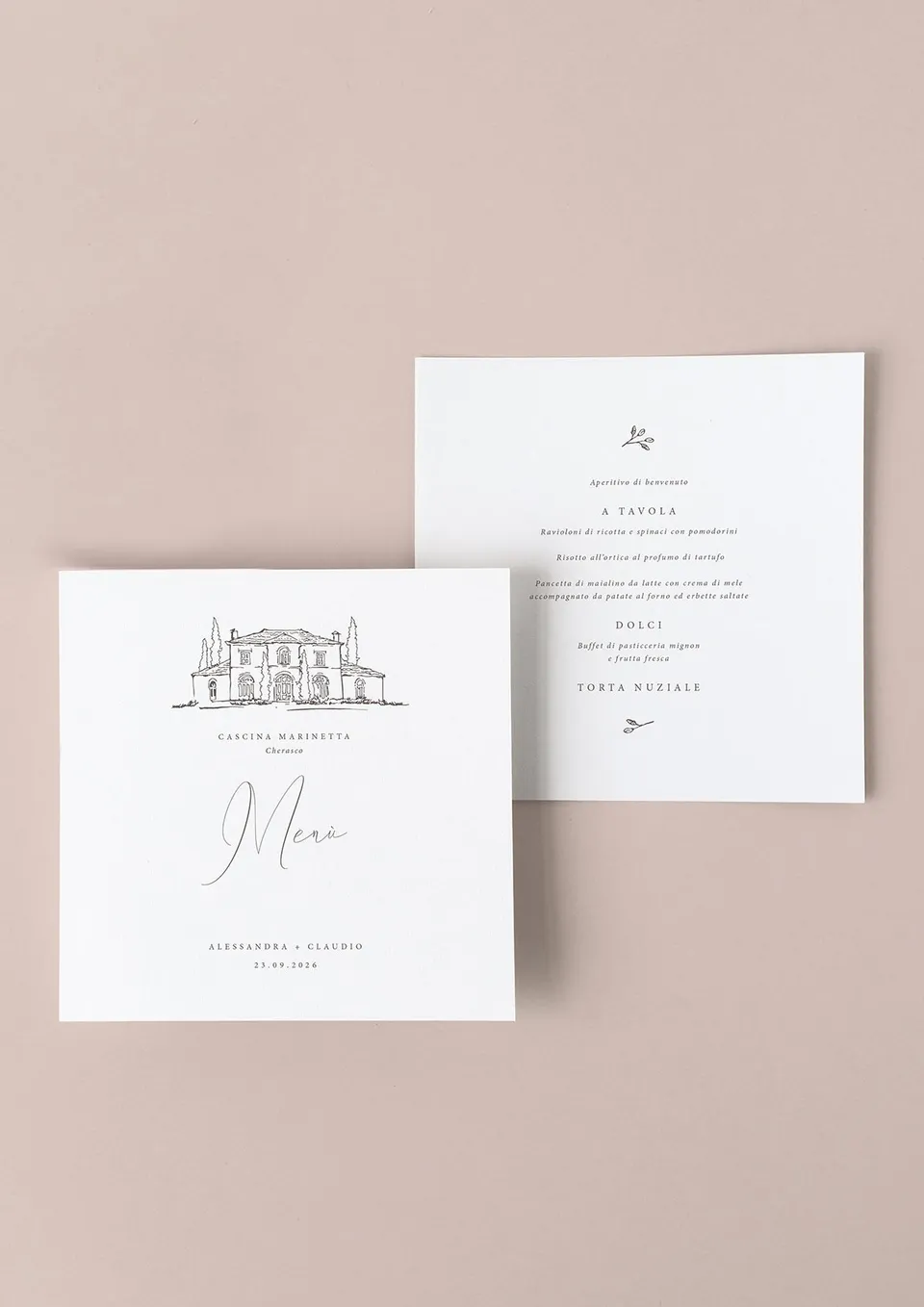 Menu Quadrato