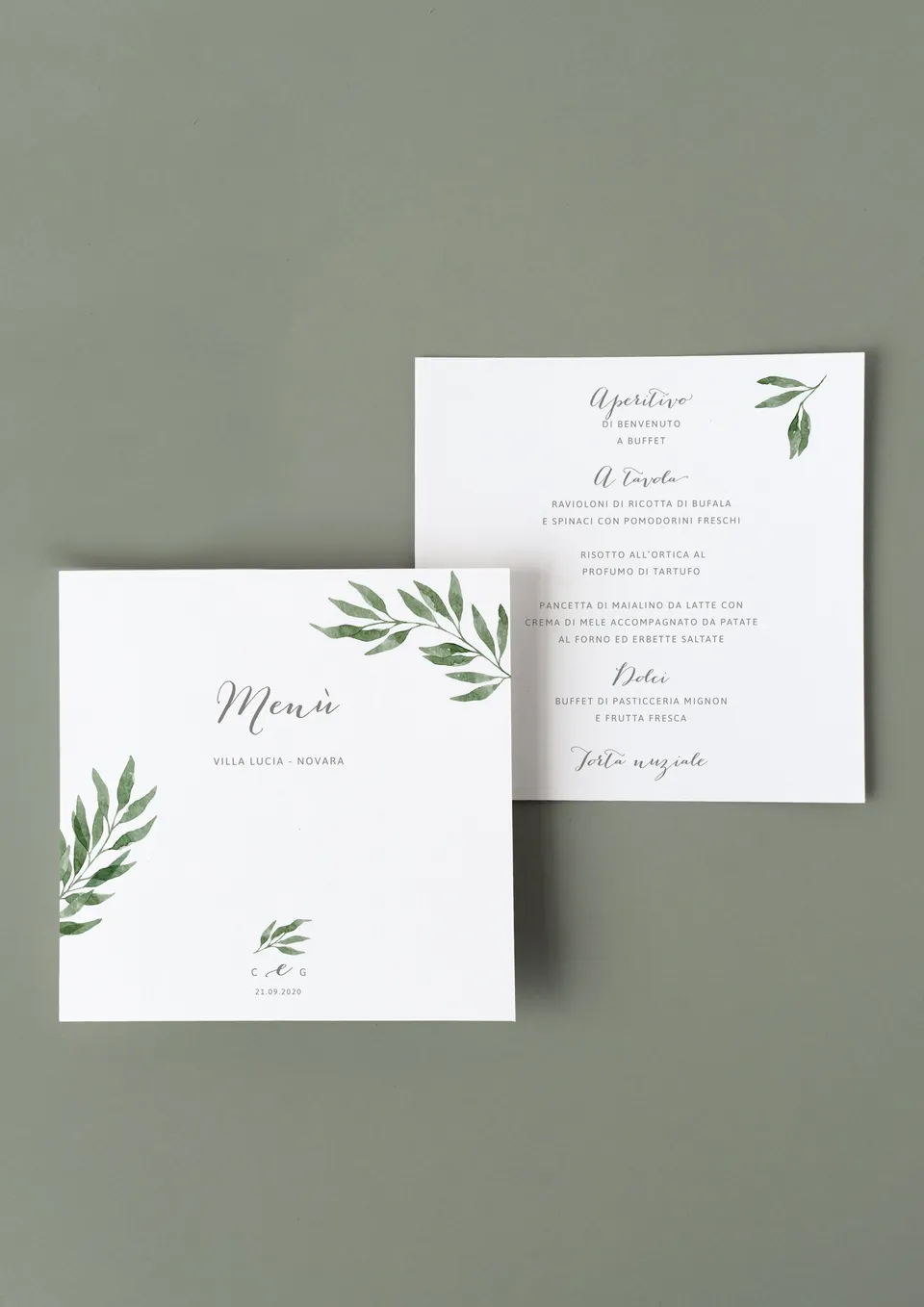Menu Quadrato