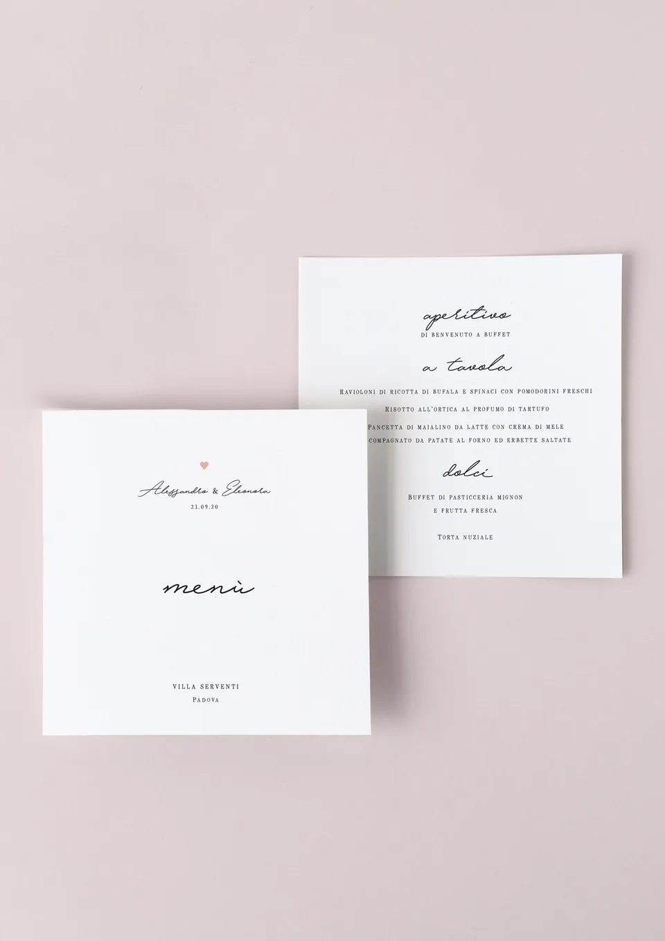 Menu Quadrato