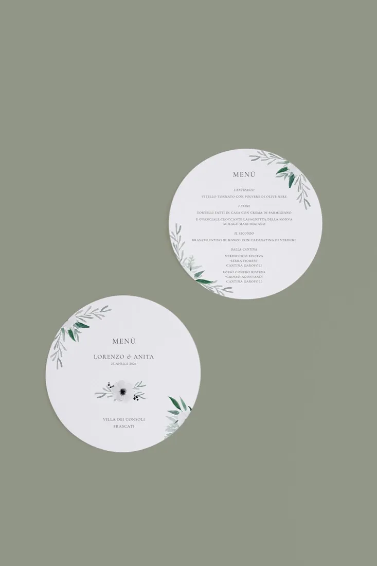 Menu Tondo