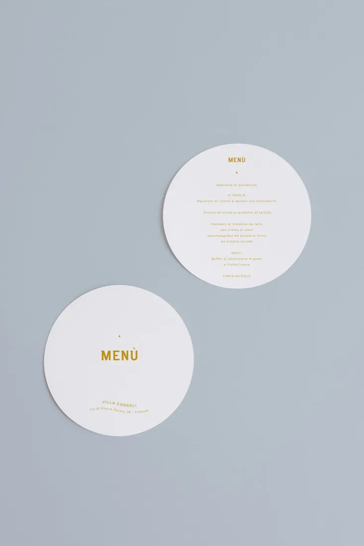 Menu Tondo