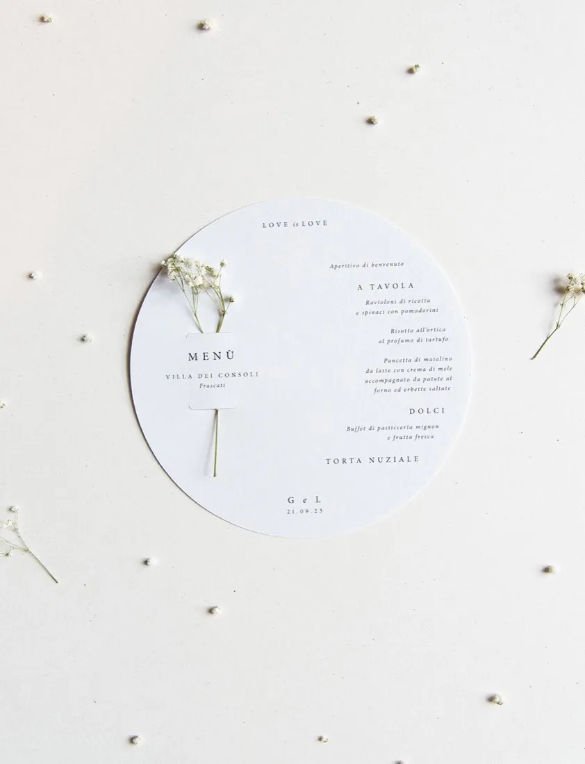 Menu Tondo