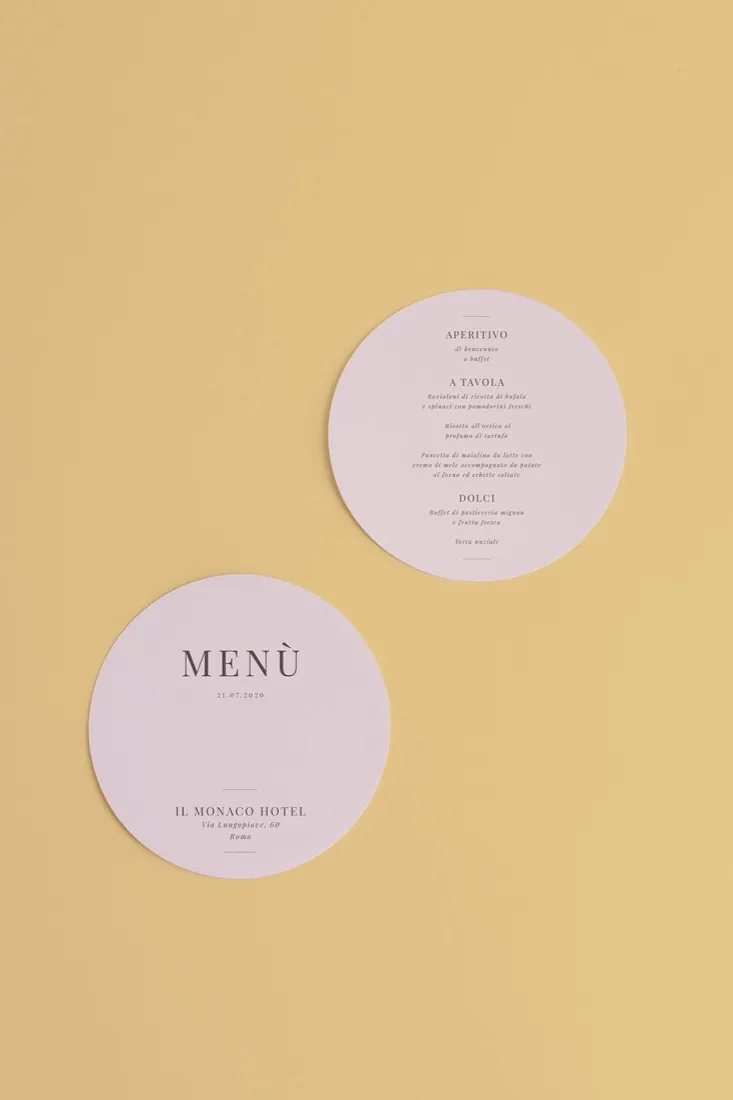 Menu Tondo