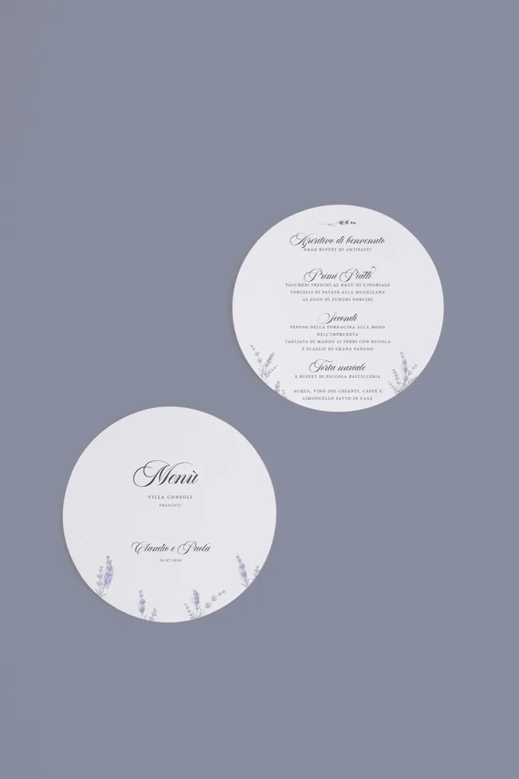 Menu Tondo