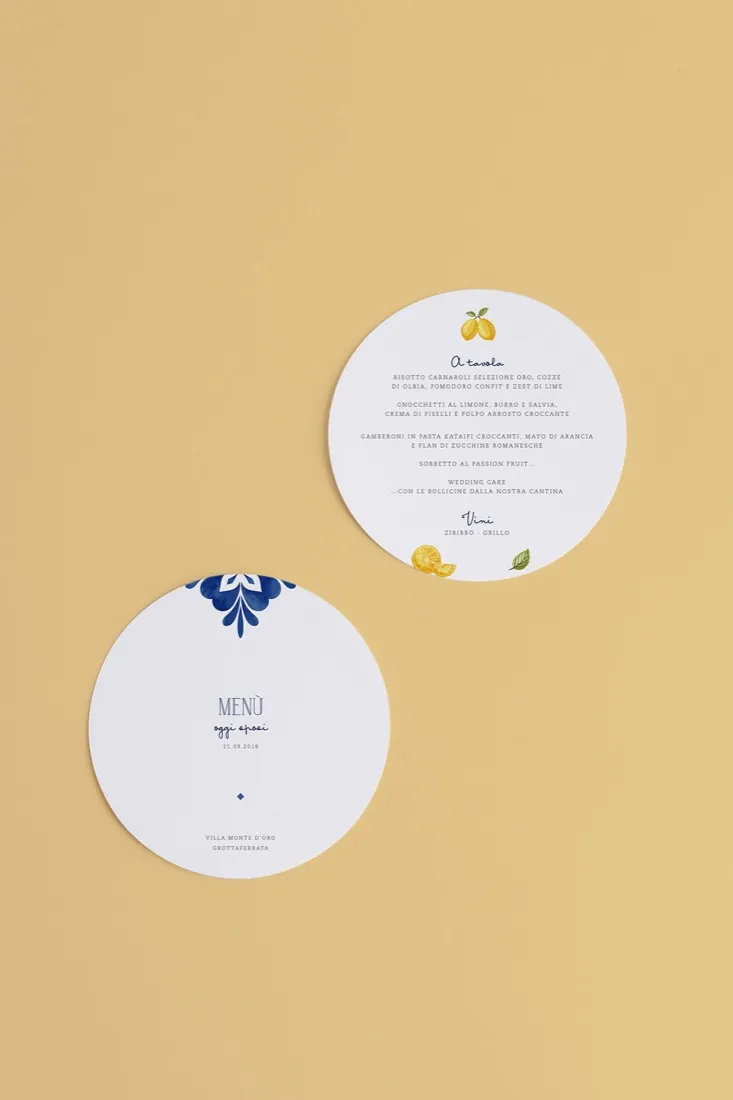 Menu Tondo