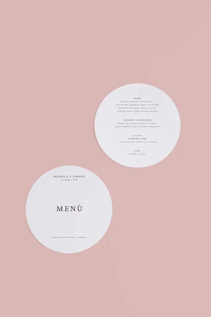 Menu Tondo