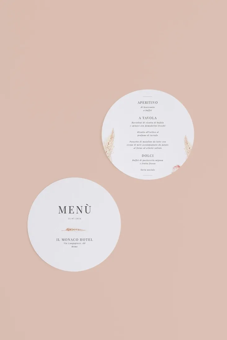 Menu Tondo