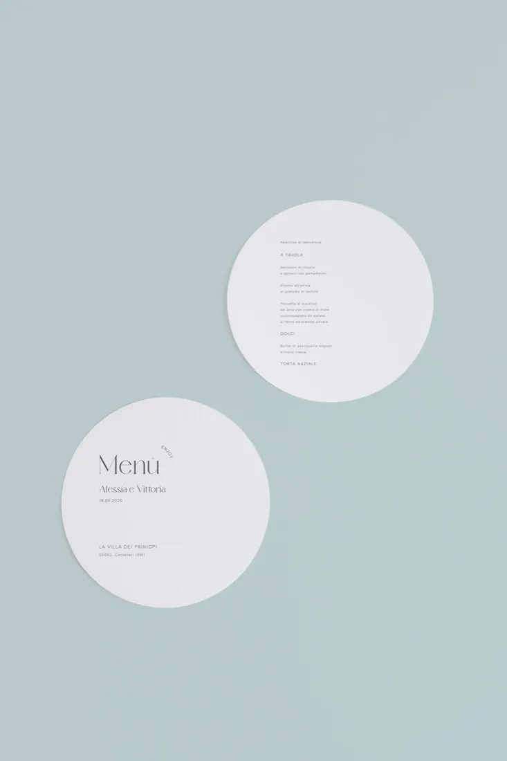 Menu Tondo
