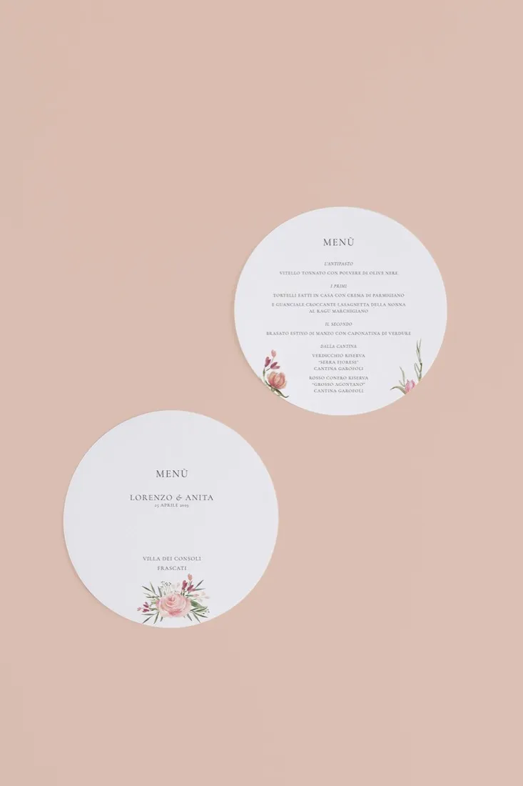 Menu Tondo