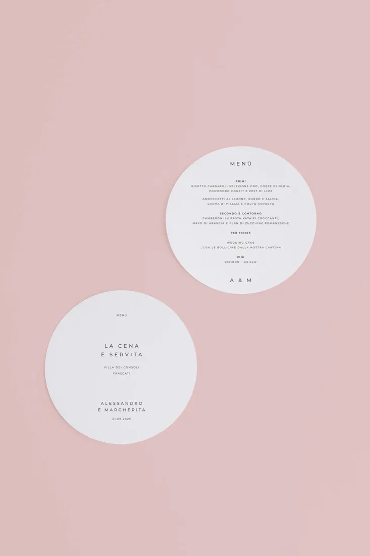 Menu Tondo