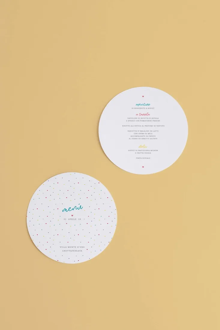 Menu Tondo