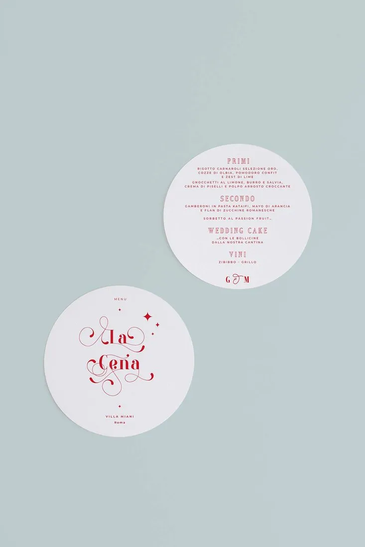 Menu Tondo
