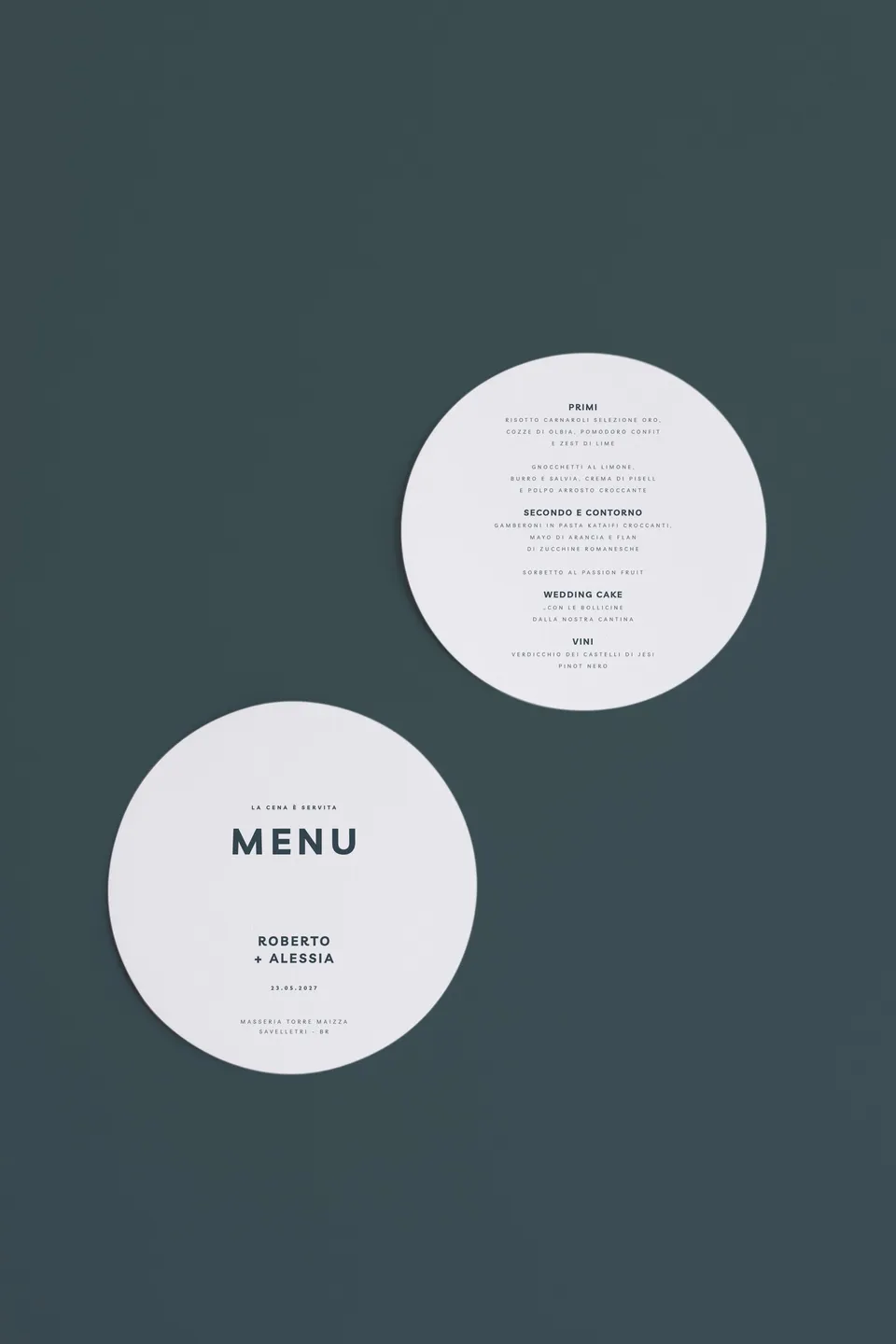 Menu Tondo