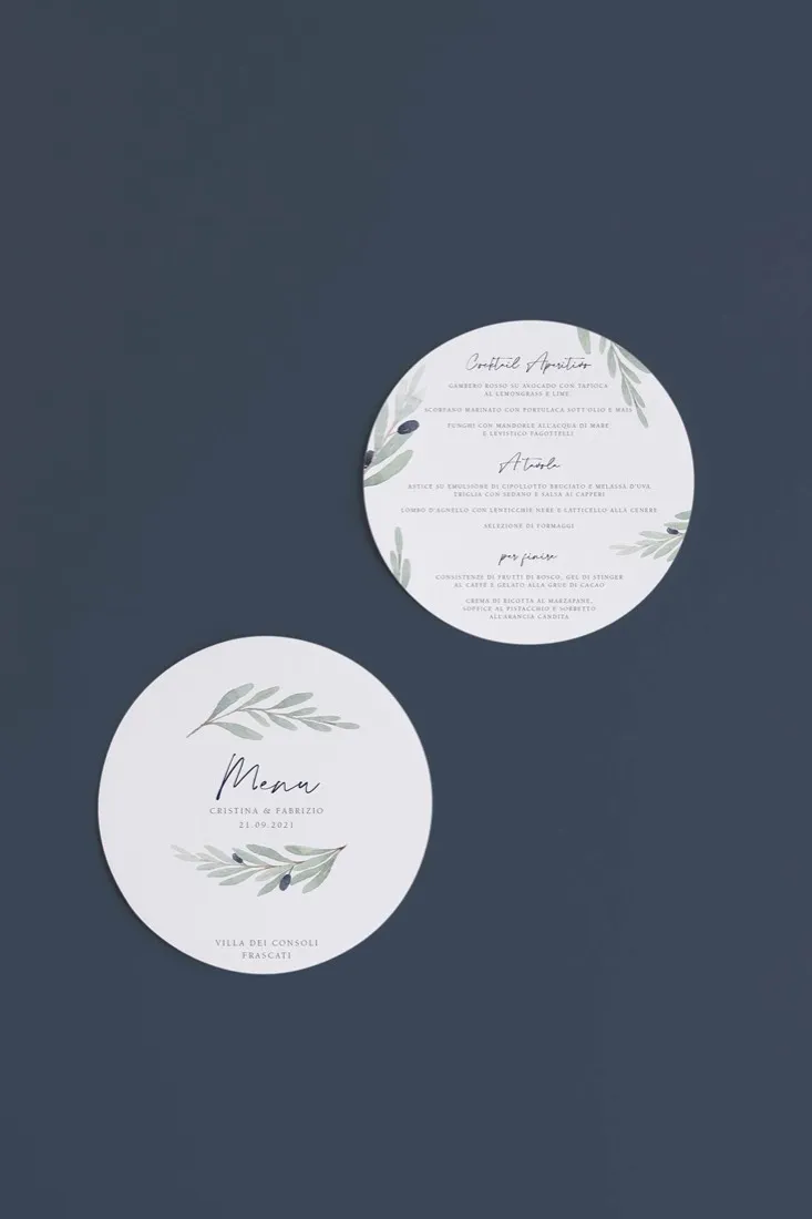 Menu Tondo