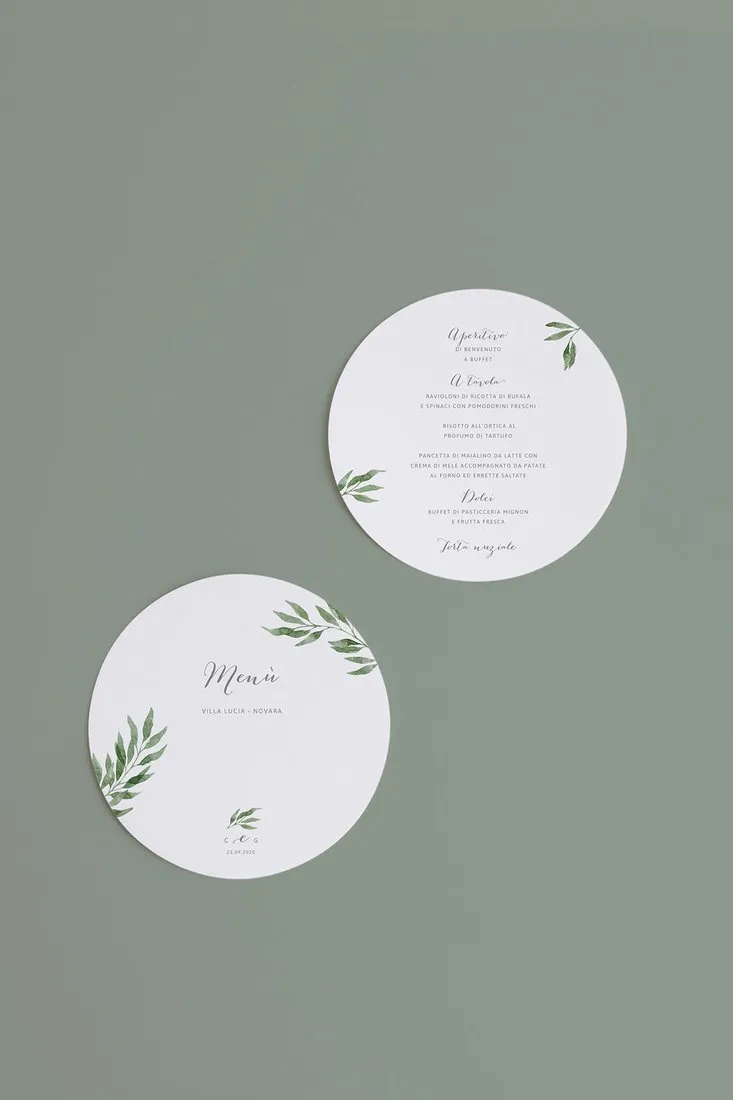 Menu Tondo