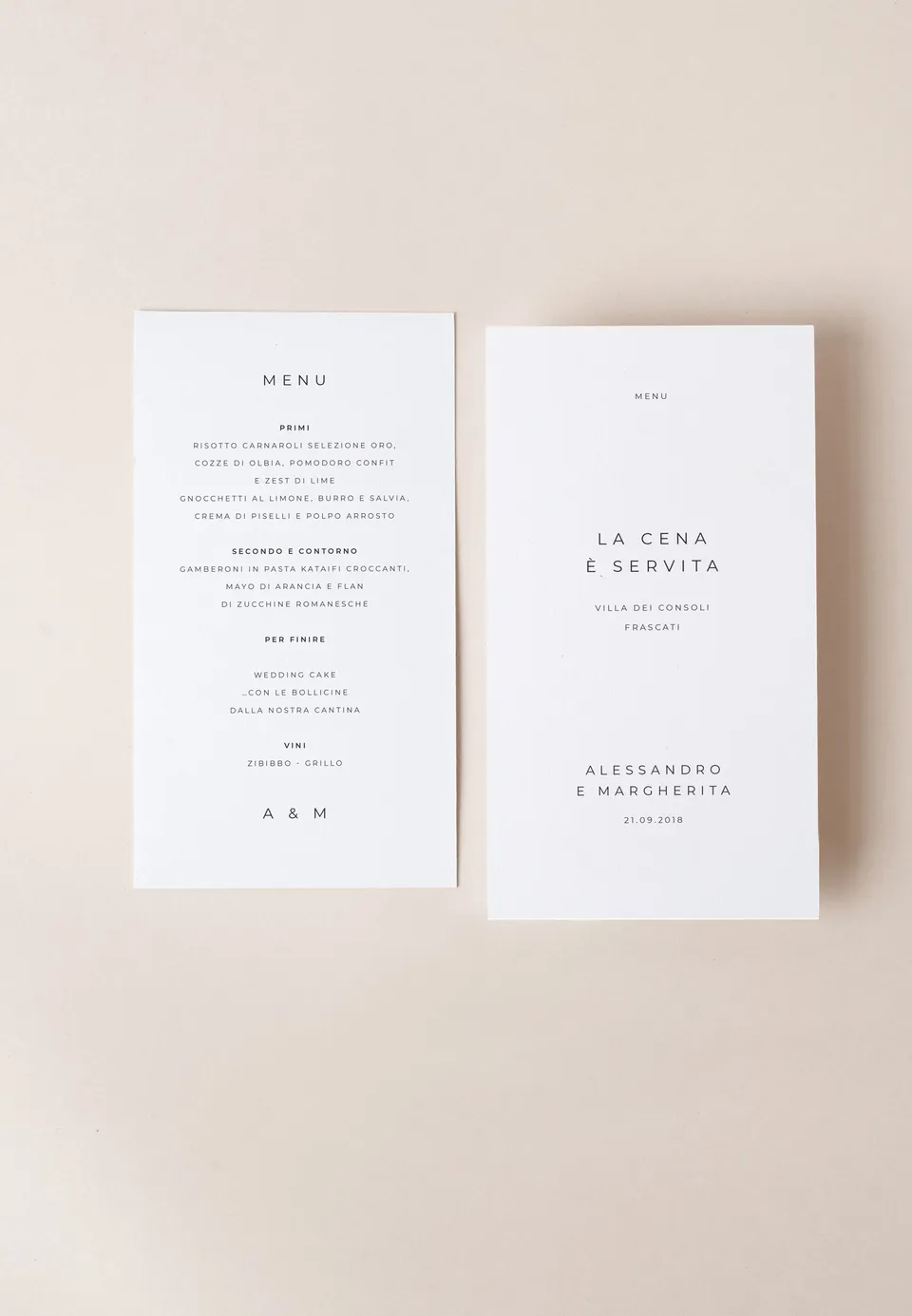 Menu Verticale