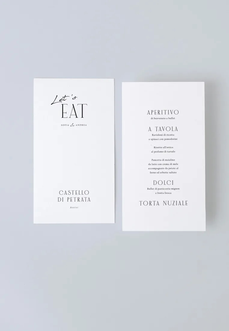 Menu Verticale Stile Times new romance