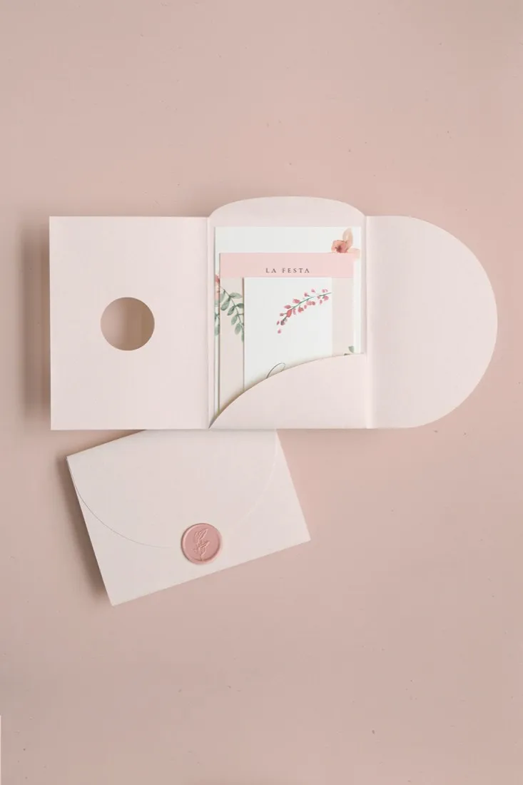 Partecipazione Cofanetto Pocket Fold Rounded