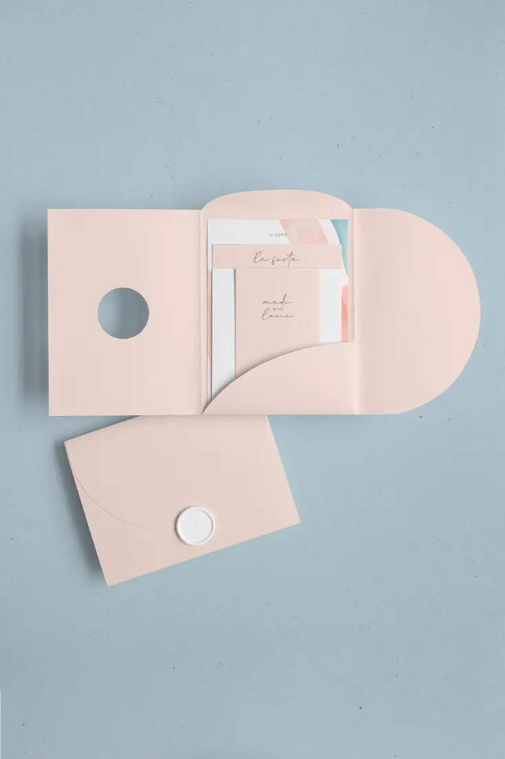 Partecipazione Cofanetto Pocket Fold Rounded