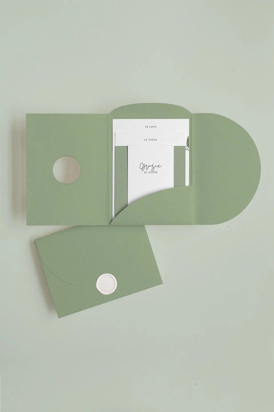 Partecipazione Cofanetto Pocket Fold Rounded