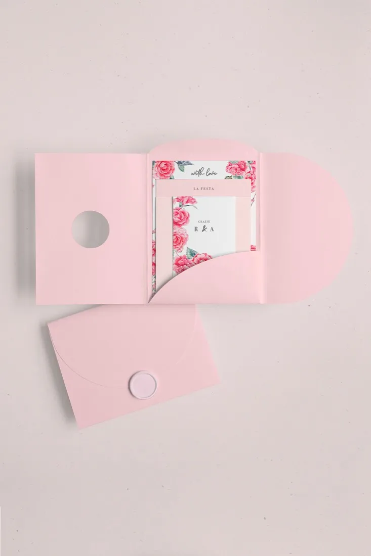 Partecipazione Cofanetto Pocket Fold Rounded