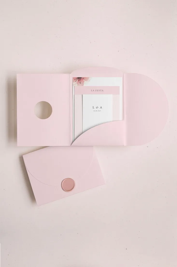 Partecipazione Cofanetto Pocket Fold Rounded