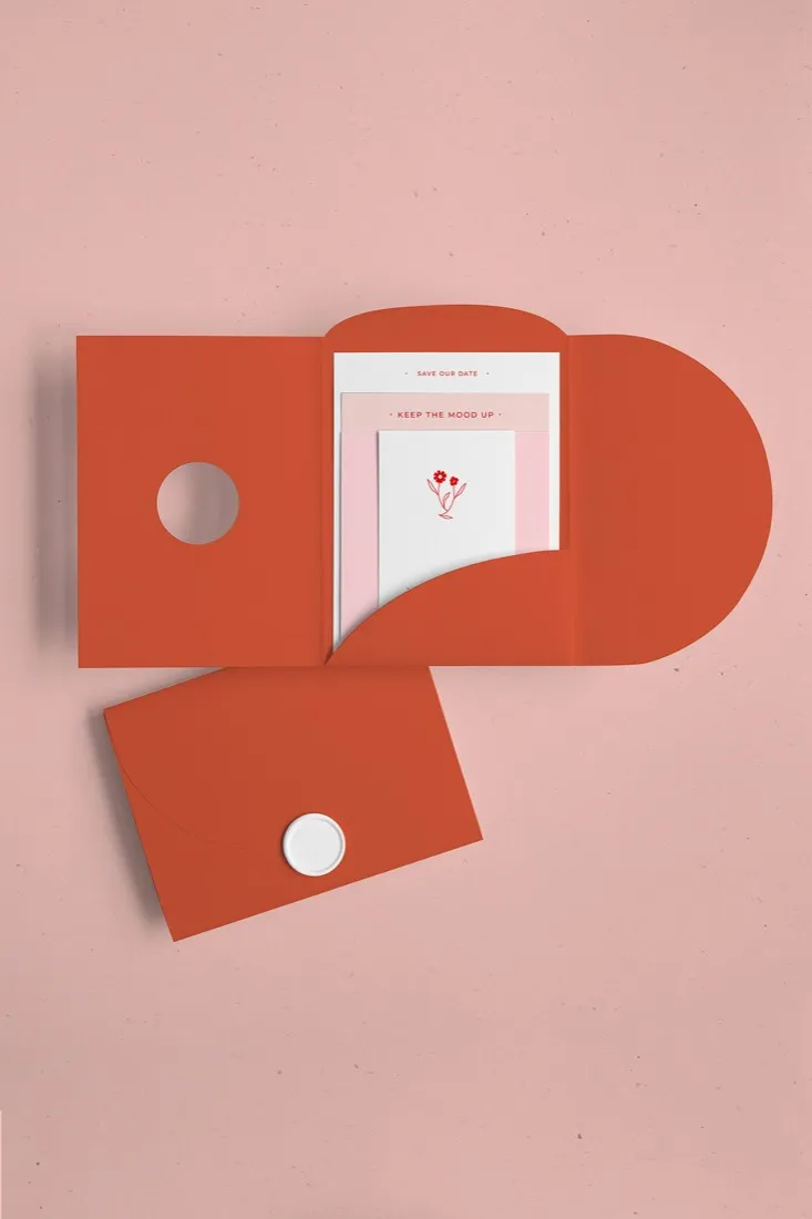 Partecipazione Cofanetto Pocket Fold Rounded