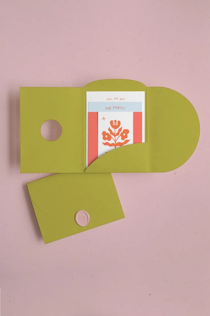 Partecipazione Cofanetto Pocket Fold Rounded