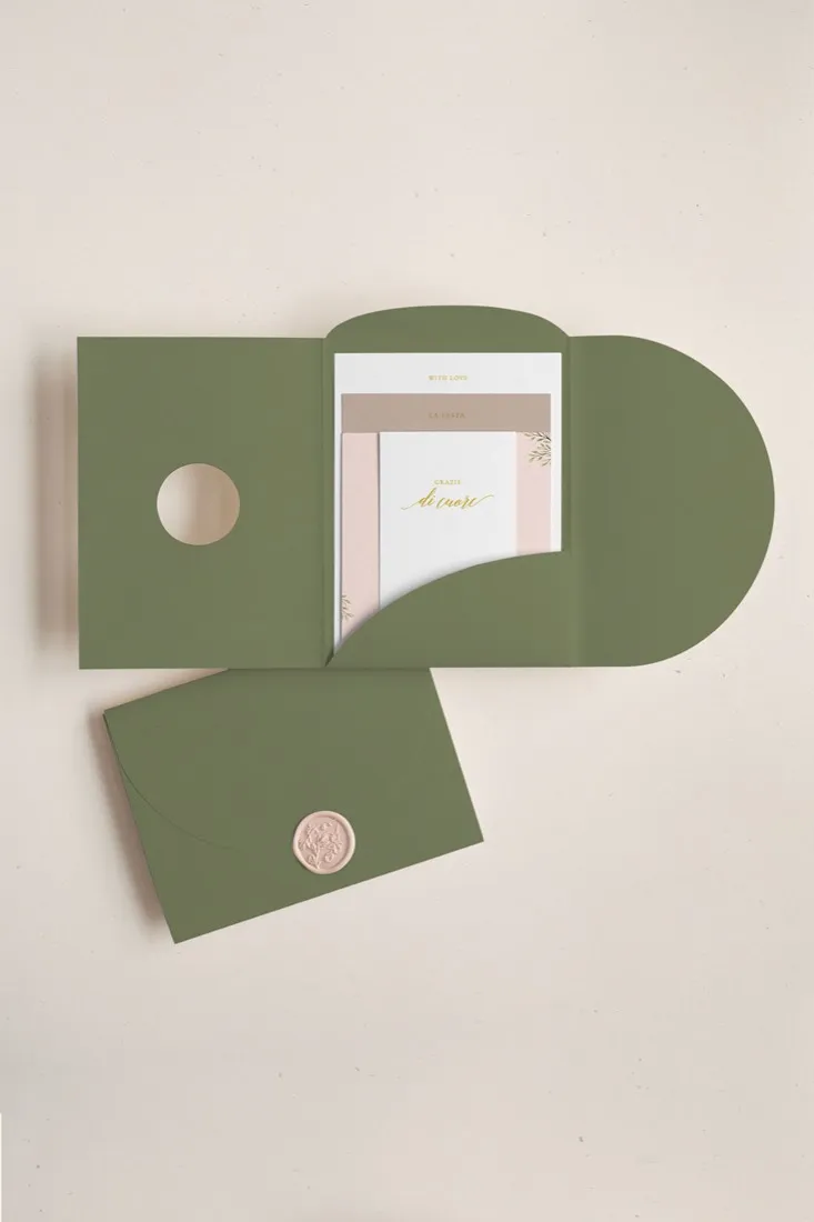 Partecipazione Cofanetto Pocket Fold Rounded