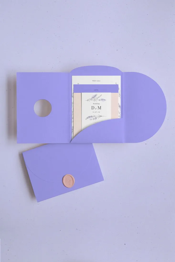 Partecipazione Cofanetto Pocket Fold Rounded