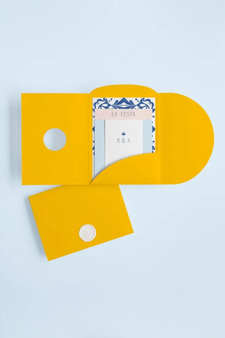 Partecipazione Cofanetto Pocket Fold Rounded
