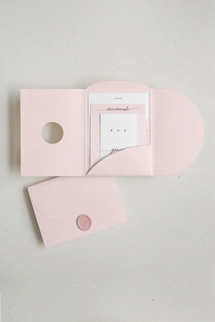 Partecipazione Cofanetto Pocket Fold Rounded