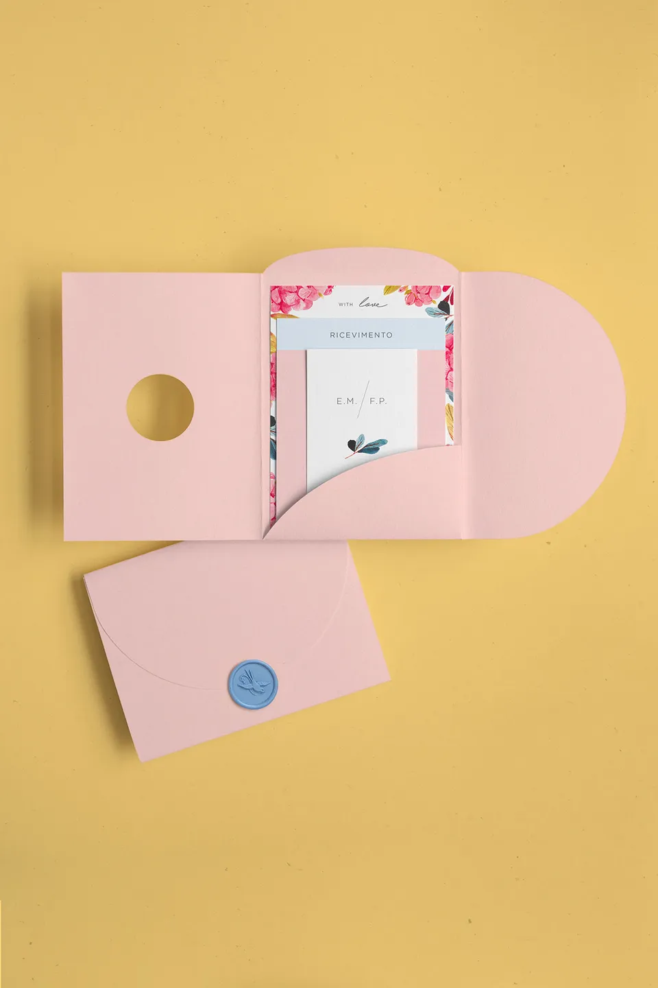 Partecipazione Cofanetto Pocket Fold Rounded